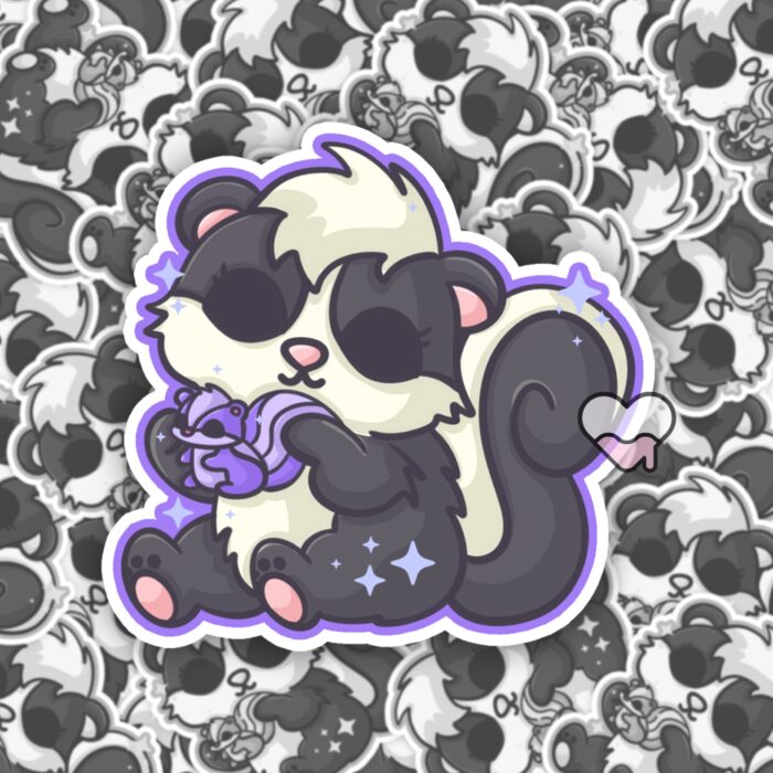 Cuddly Skunk Sticker