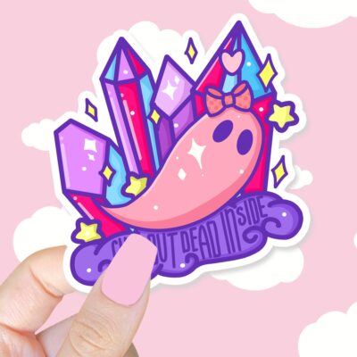 Cute But Dead Inside Sticker