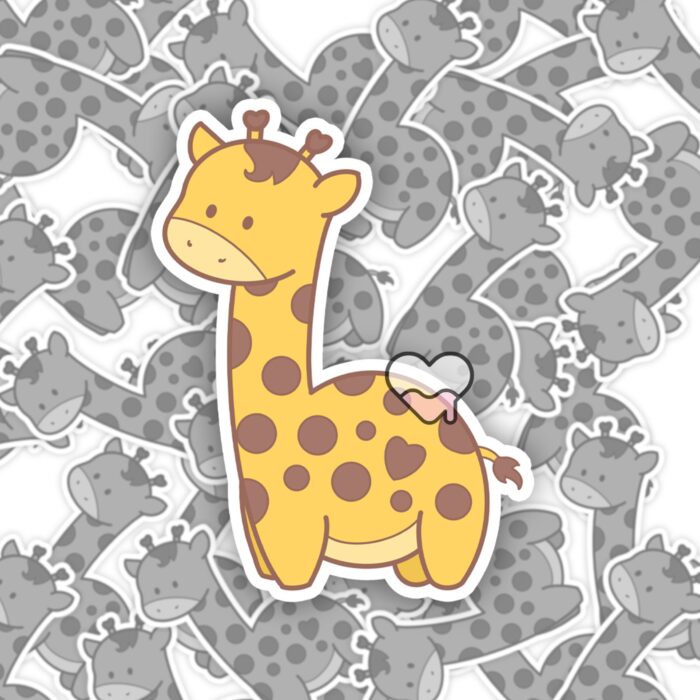 Cute Giraffe Sticker