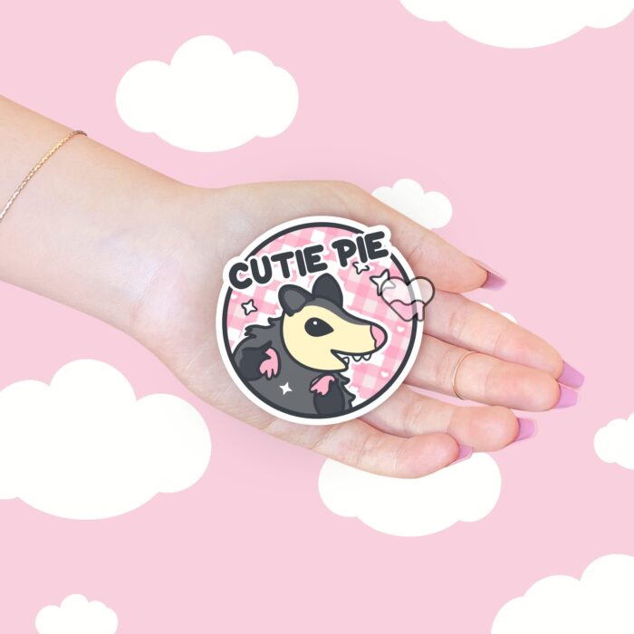Cute Pie Possum Sticker