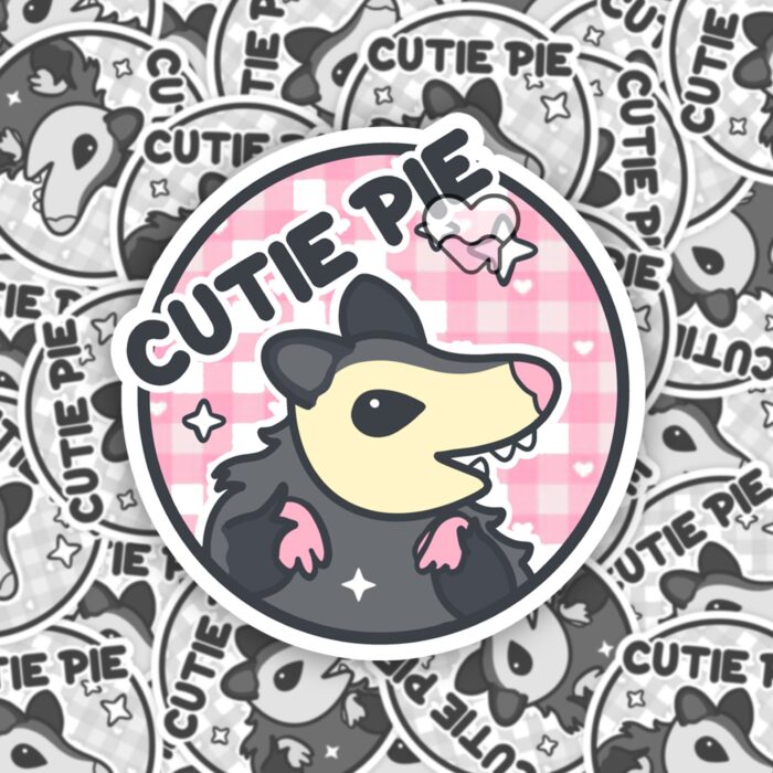Cute Pie Possum Sticker
