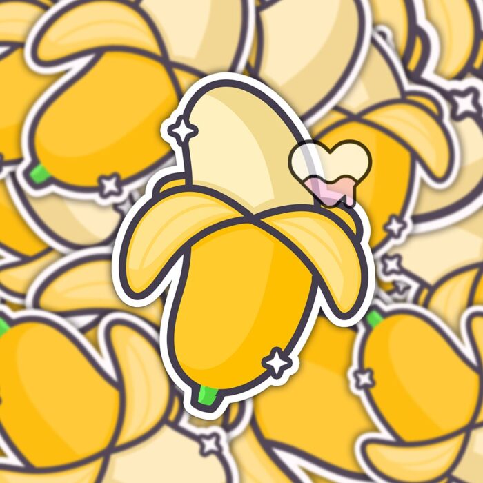 Cute Thick Banana Sticker