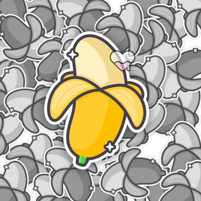 Cute Thick Banana Sticker