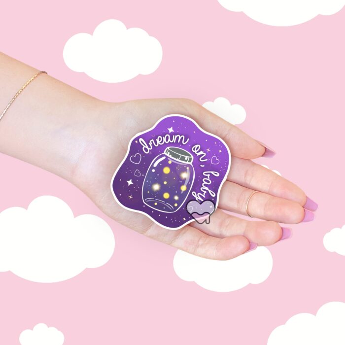 Dream On Baby Sticker