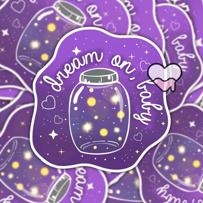 Dream On Baby Sticker