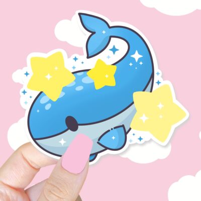 Dreamy Whale Sticker