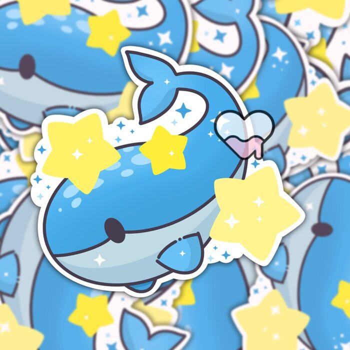 Dreamy Whale Sticker