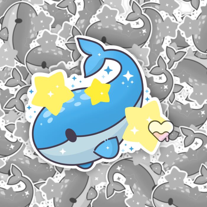 Dreamy Whale Sticker