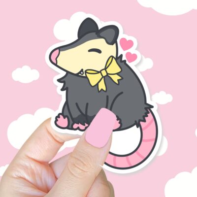 Fancy Possum Sticker