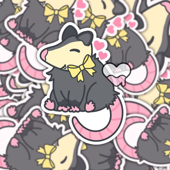 Fancy Possum Sticker