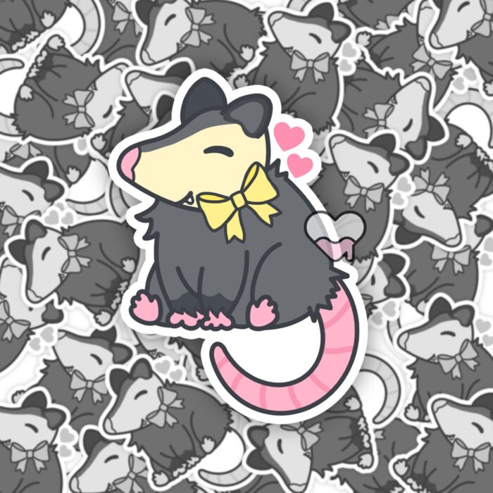 Fancy Possum Sticker
