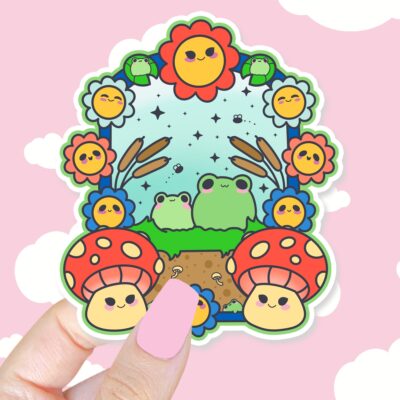 Frog Paradise Sticker