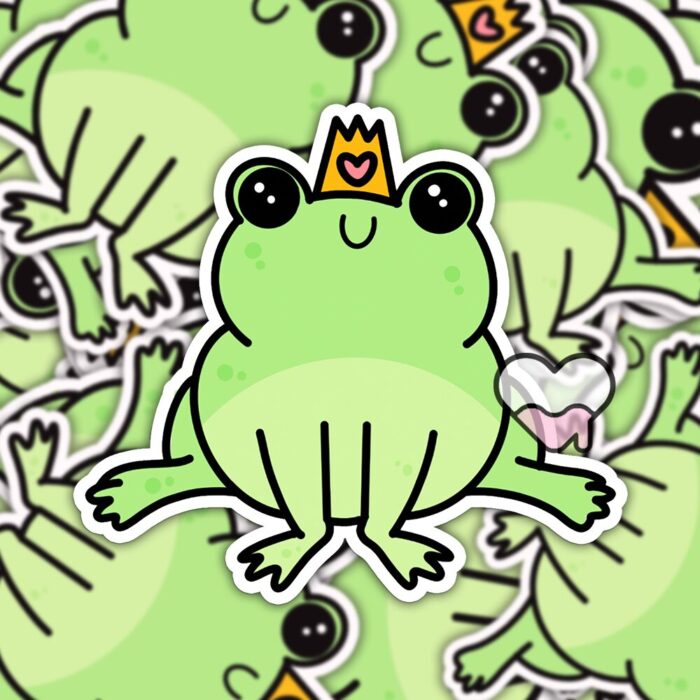 Frog Prince Sticker