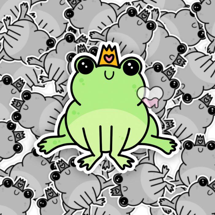 Frog Prince Sticker