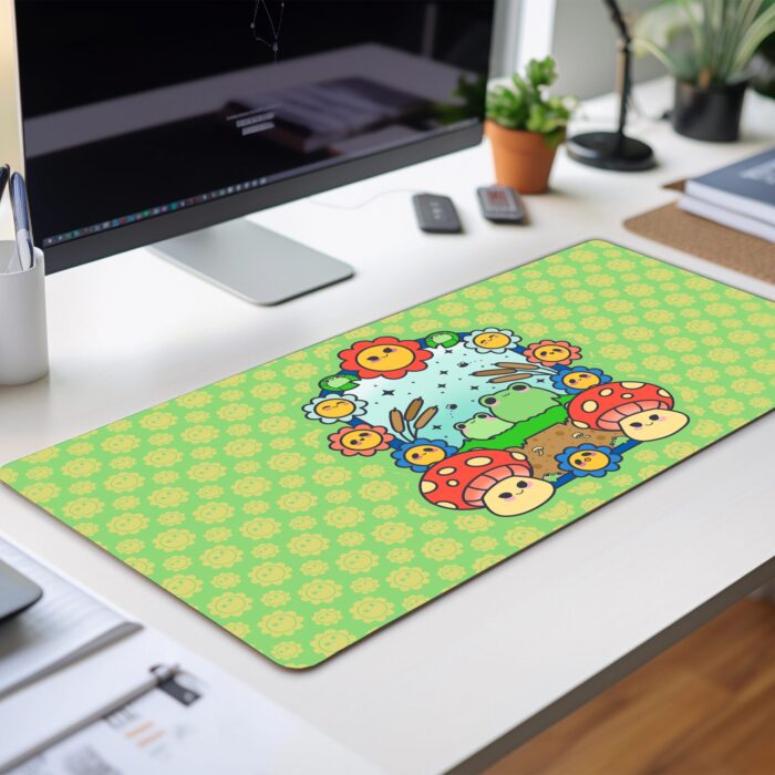 Froggy Paradise Deskmat