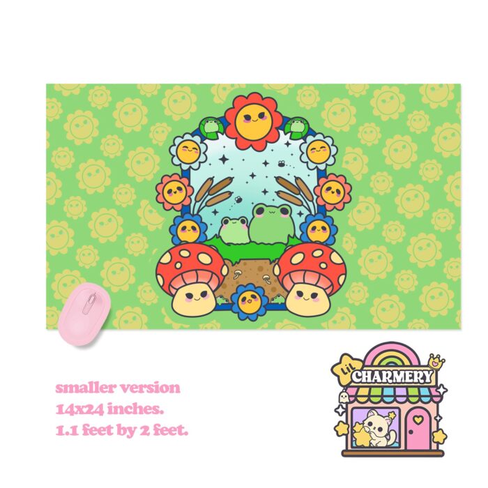 Froggy Paradise Deskmat