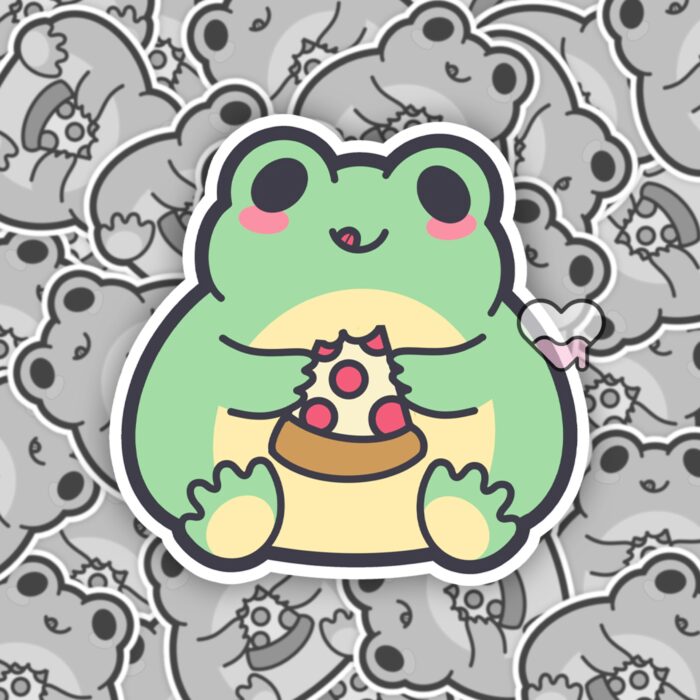 George and Pizza Sticker
