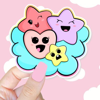 Happy Cloud Sticker