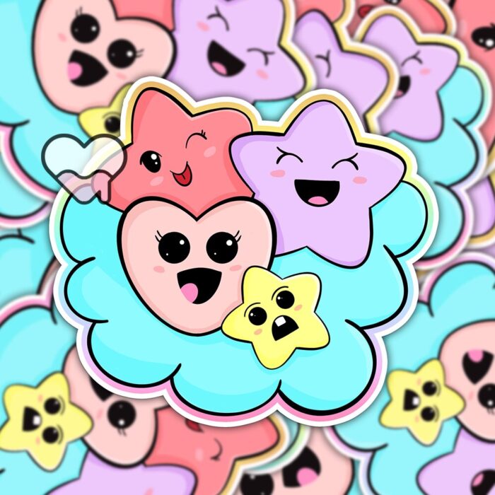 Happy Cloud Sticker