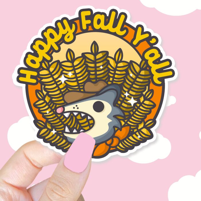 Happy Fall Yall Sticker
