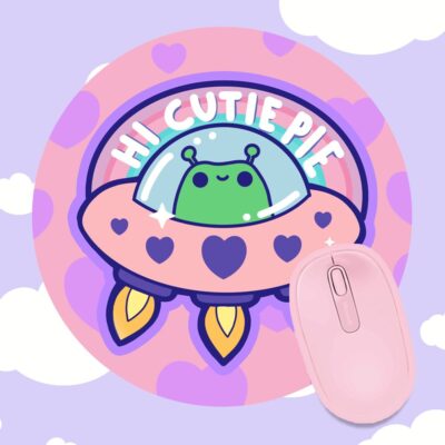 Hi Cutie Pie Alien Mousepad