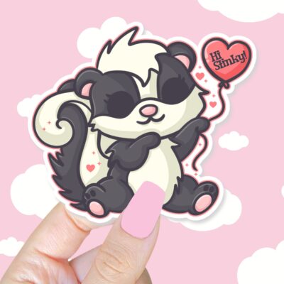 Hi Stinky Skunk Sticker