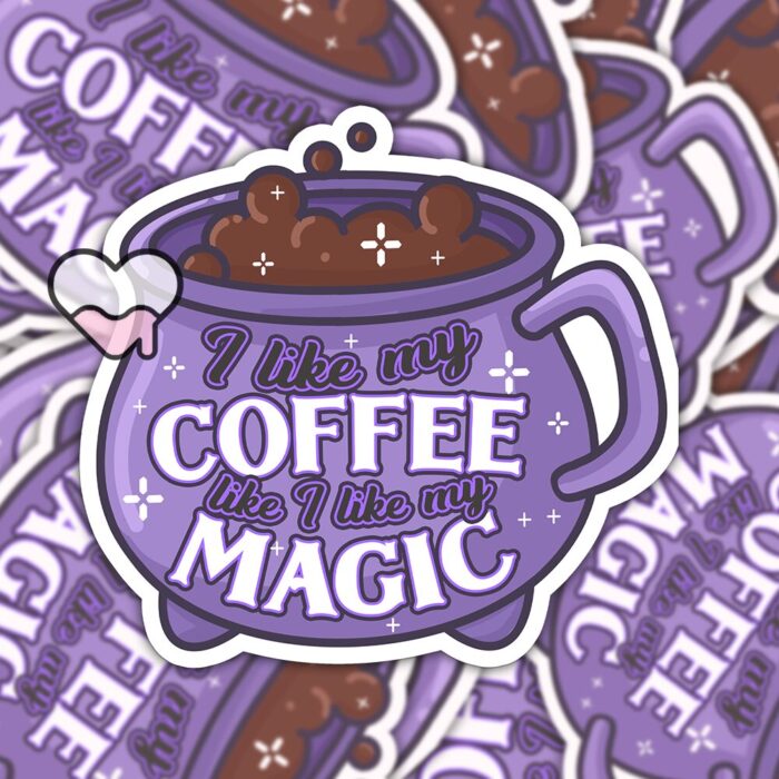 I Like My Coffee Sticker