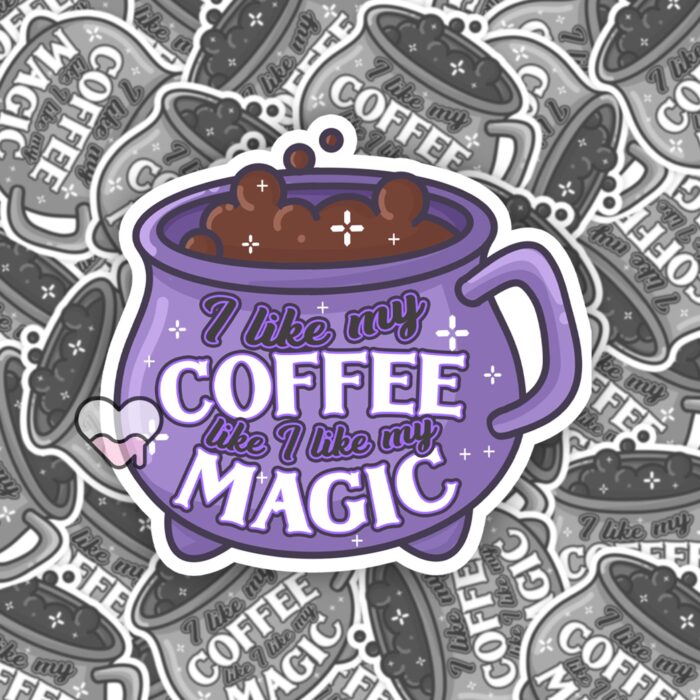 I Like My Coffee Sticker