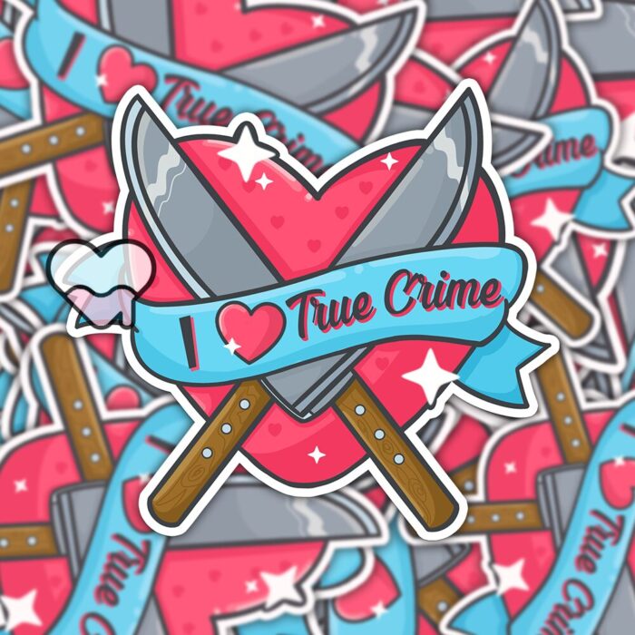 I Love True Crime Sticker
