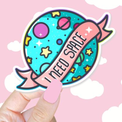 I Need Space Sticker