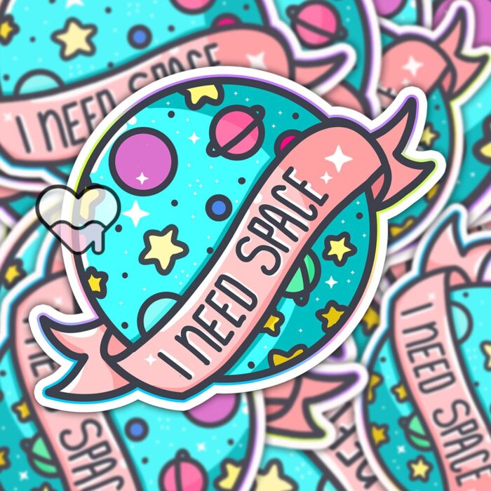 I Need Space Sticker