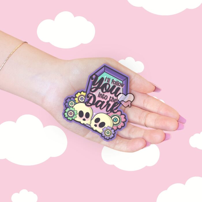 Ill Follow You Into The Dark Sticker