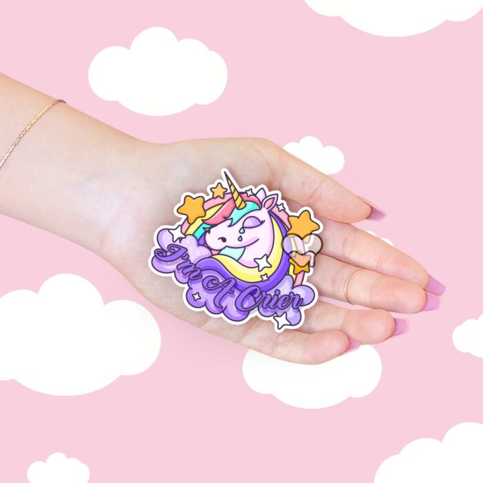 Im A Crier Unicorn Sticker
