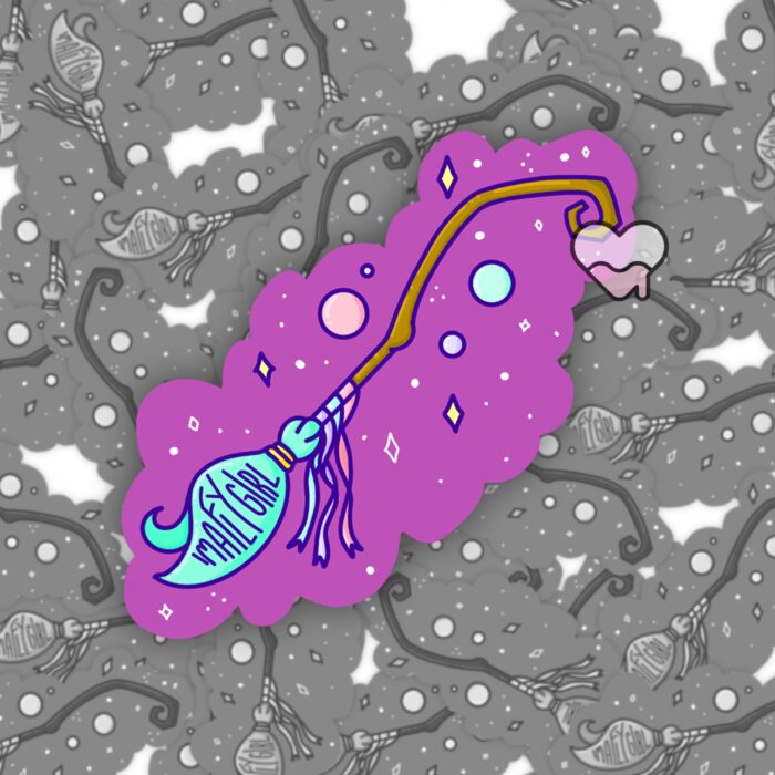 Im A Fly Girl Sticker