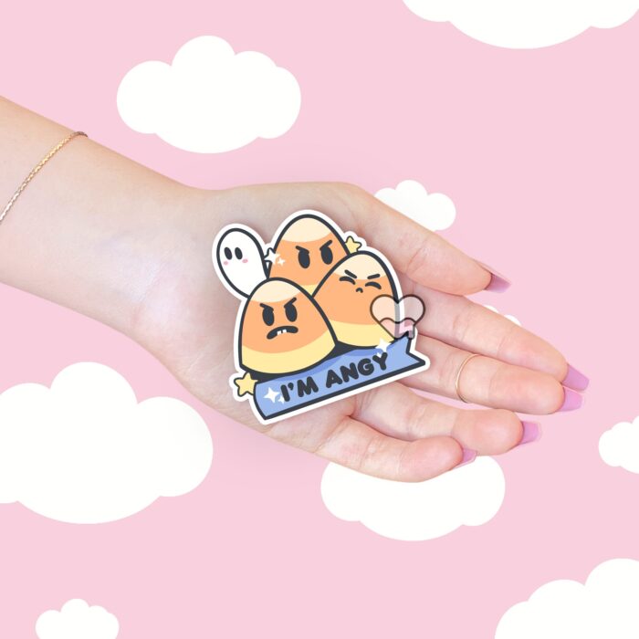 Im Angy Candycorn Sticker