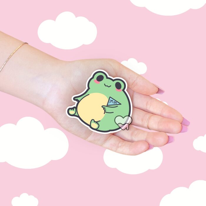 Im Ok Frog Sticker