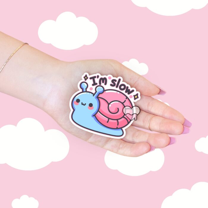 Im Slow Snail Sticker