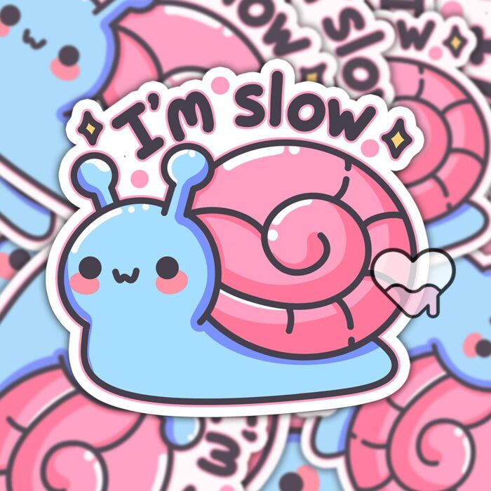 Im Slow Snail Sticker