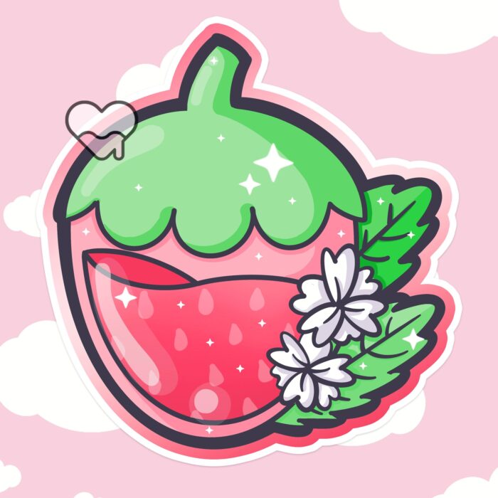 Juicy Strawberry Sticker