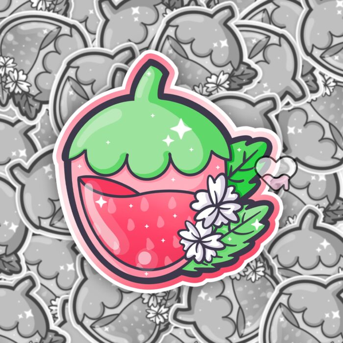 Juicy Strawberry Sticker