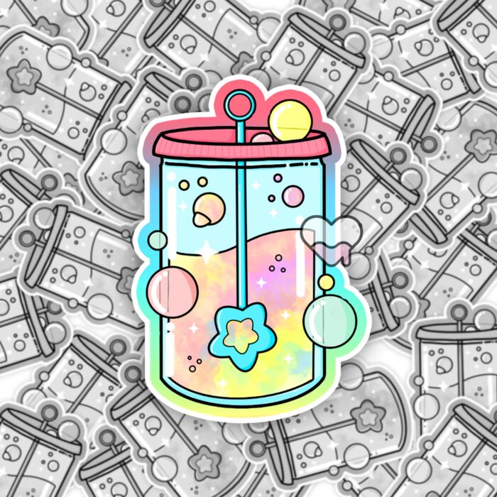 Kawaii Bubbles Sticker