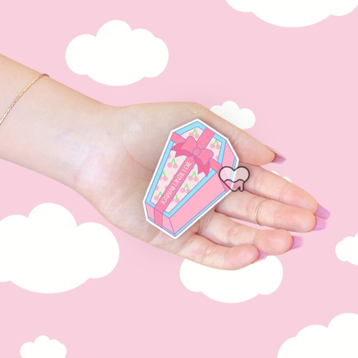 Kawaii Until I Die Sticker