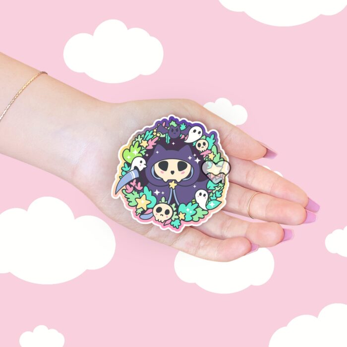 Kitty Reaper Sticker