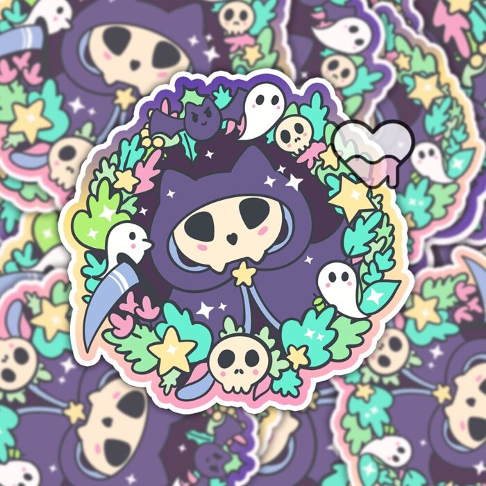 Kitty Reaper Sticker