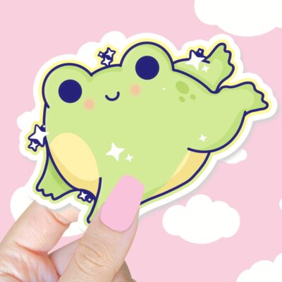 Leap Frog Sticker