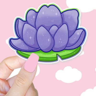 Lotus Purple Sticker