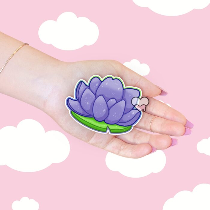 Lotus Purple Sticker