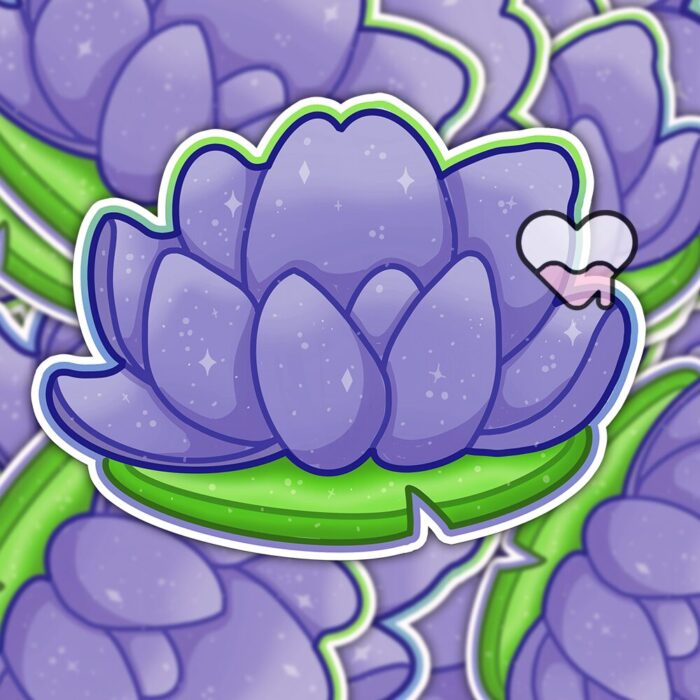 Lotus Purple Sticker