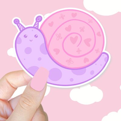 Lovely Snail Sticker