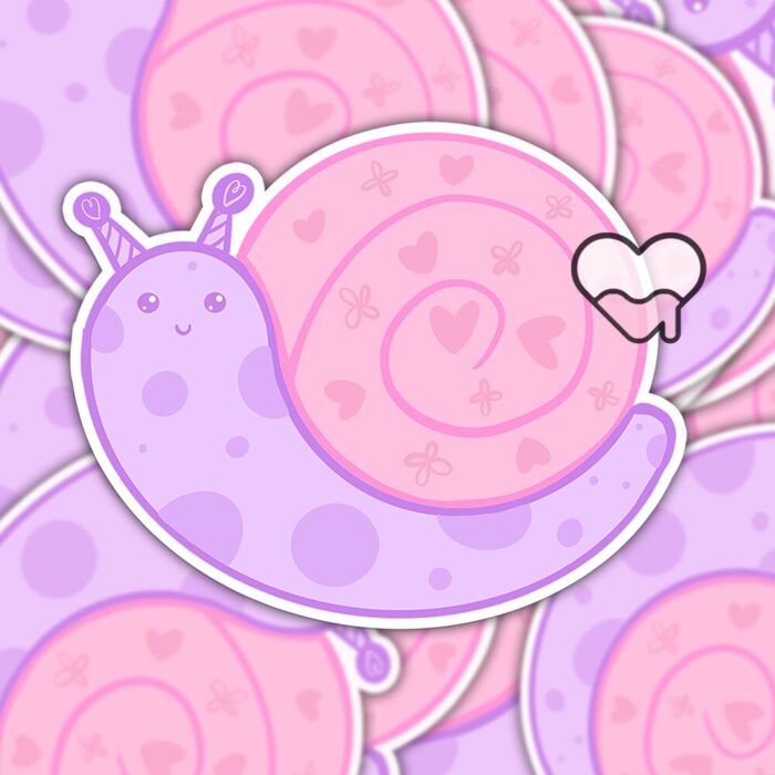 Lovely Snail Sticker